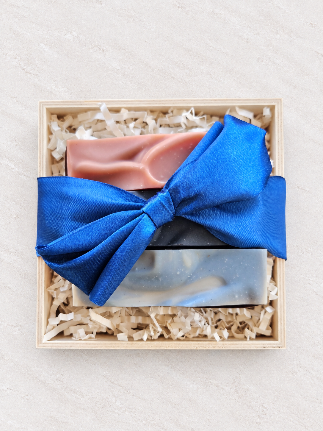 Soap Trio Wooden Box Gift Set