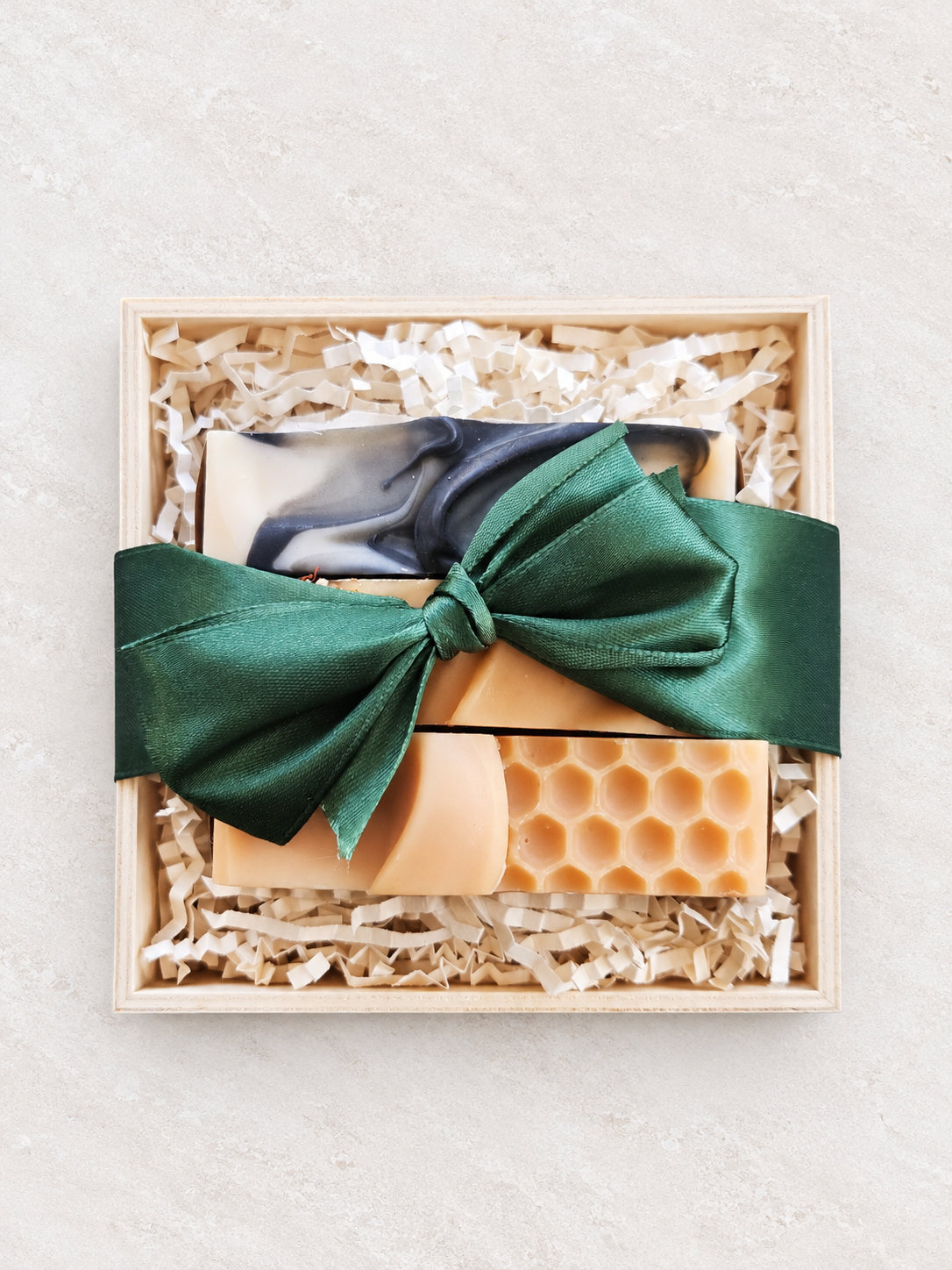 Soap Trio Wooden Box Gift Set
