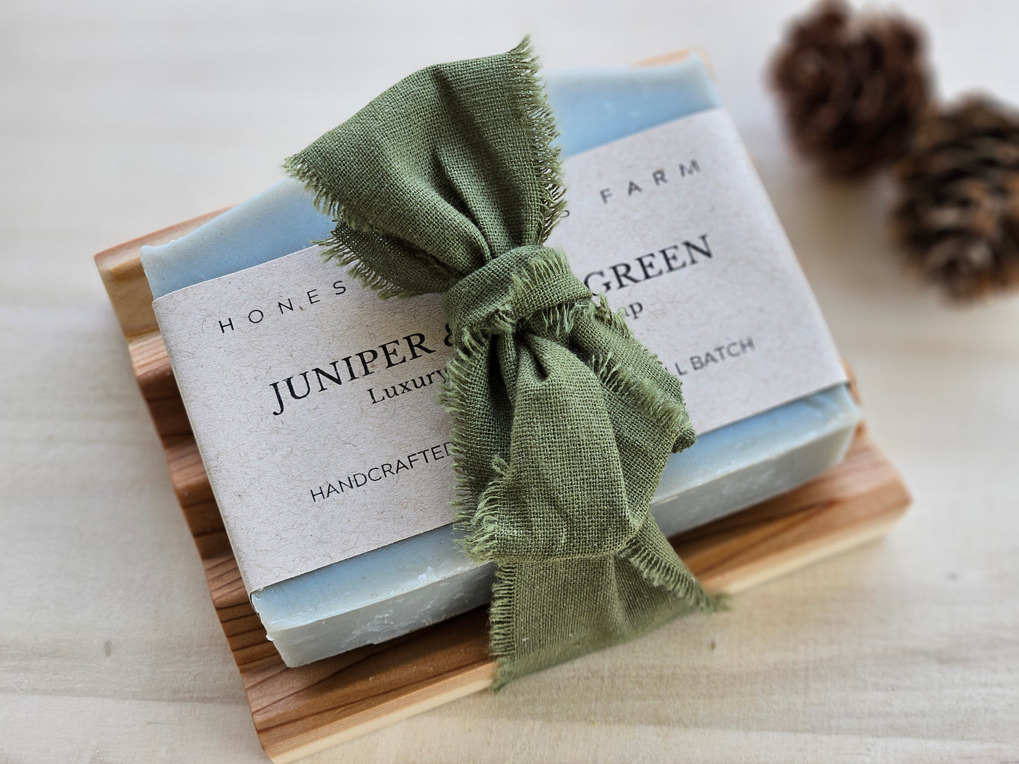 Soap & Cedar Dish Gift Set