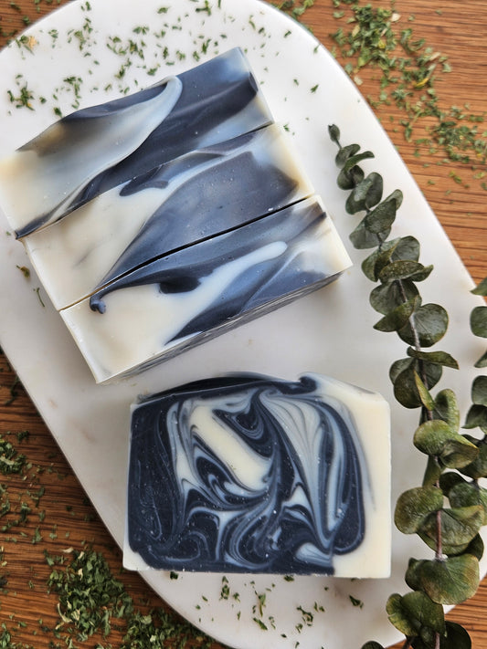 Rosemary Mint Soap Ceramic Dish